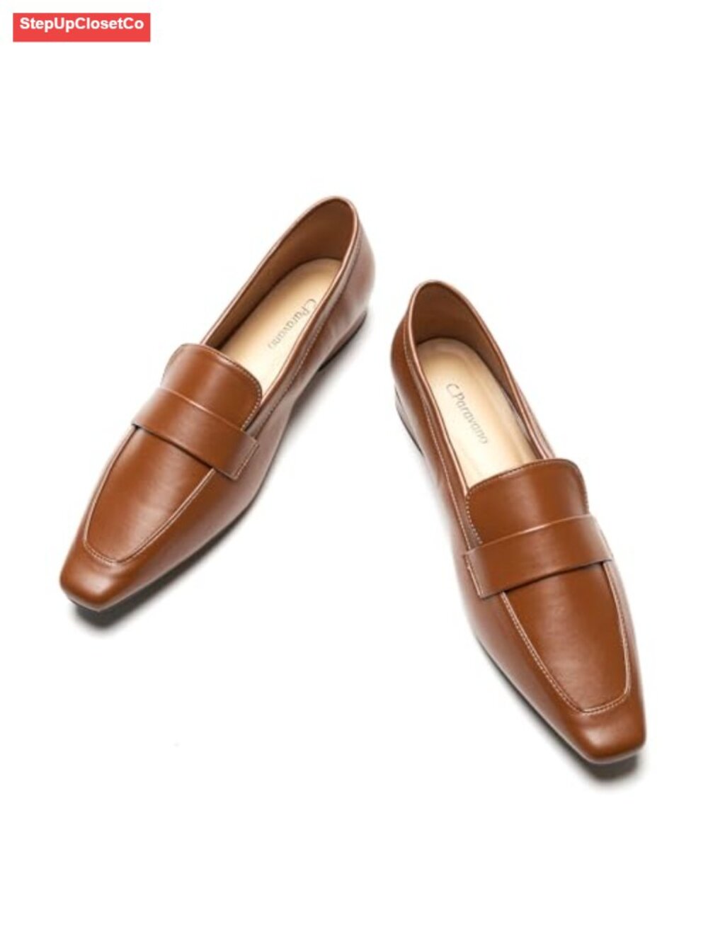 Women's Penny Loafers Slip Ons Business Mocc Leather